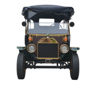 Golf cart with safety features