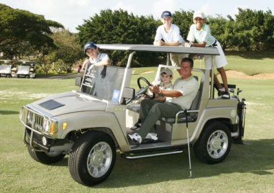 Hummer golf cart