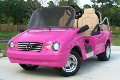 Mercedes-Benz golf cart