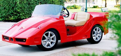 Ferrari golf cart