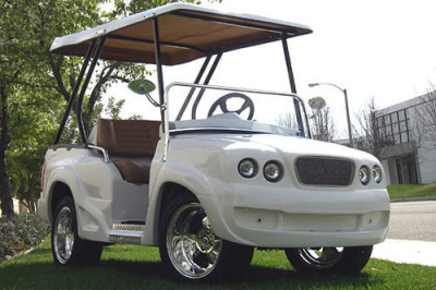 Rolls-Royce golf cart