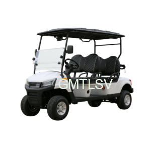 4-Seater White Golf Cart