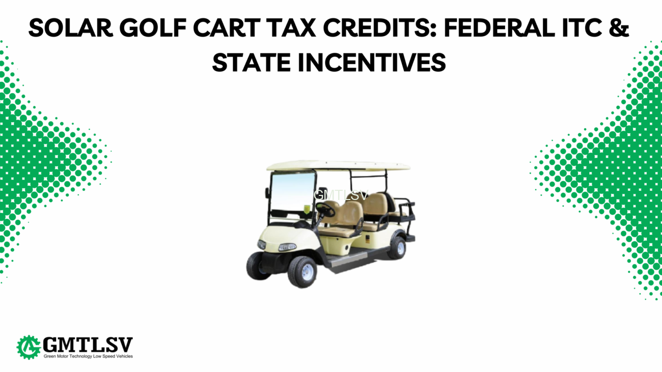 Solar Golf Cart Tax Credits