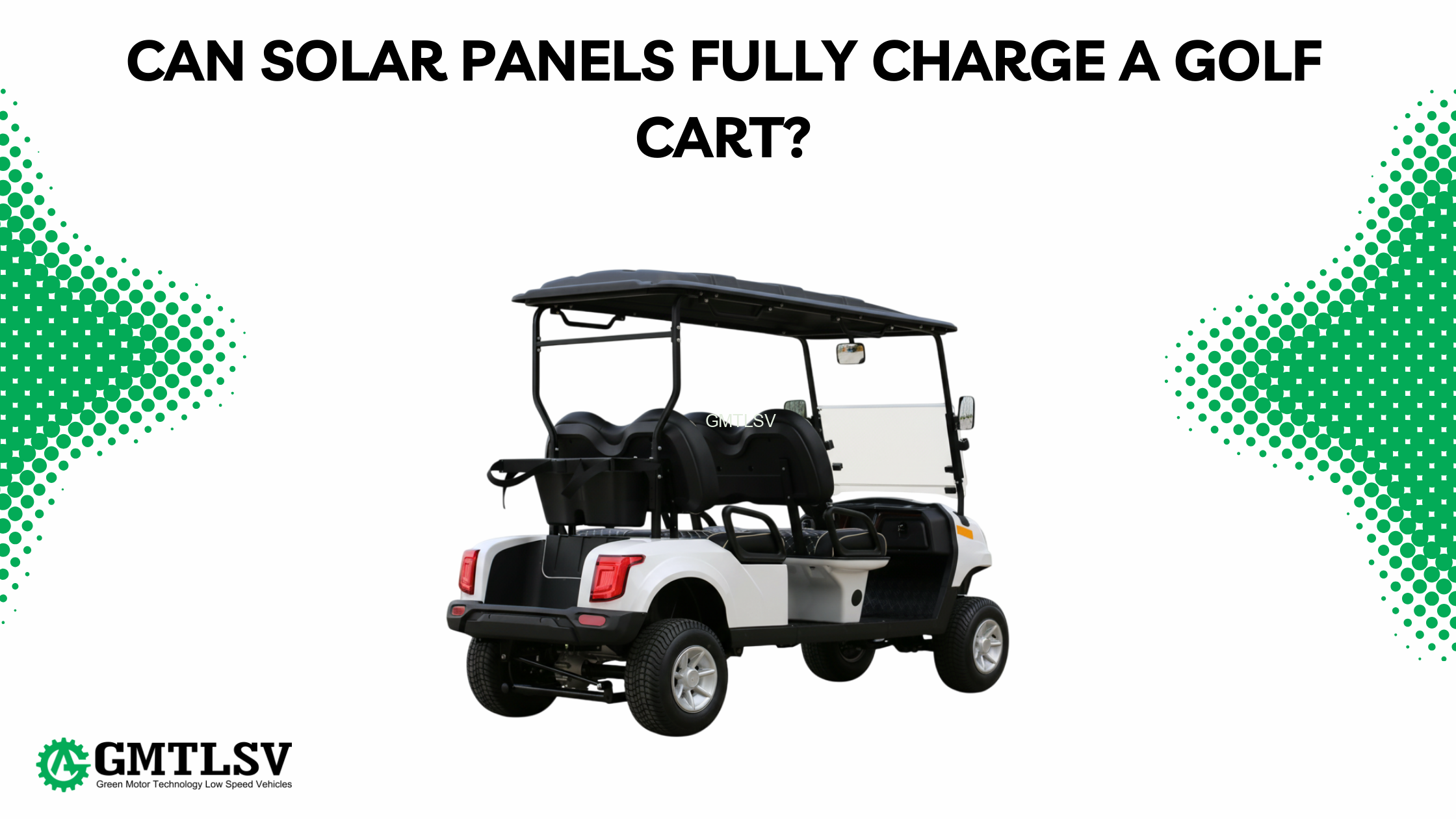 Can solar panels fully charge a golf cart?