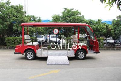 china red sightseeing bus for sale
