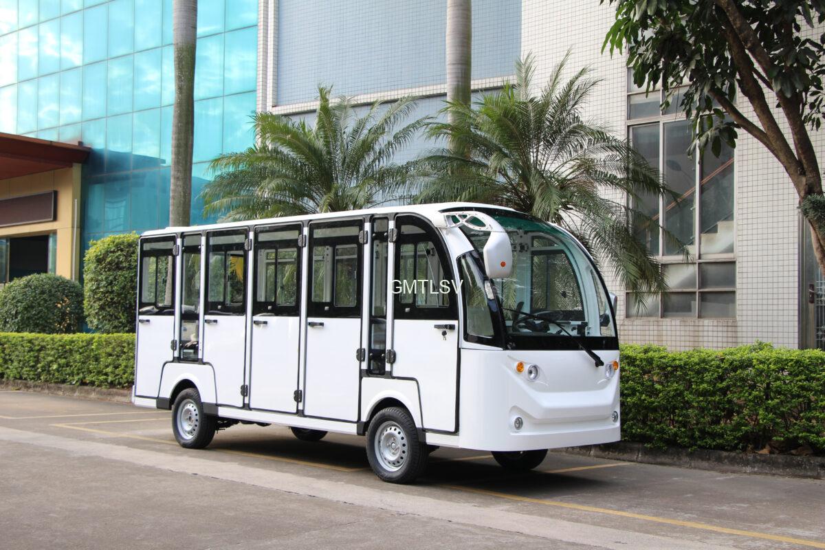 china red sightseeing bus manufacturer​