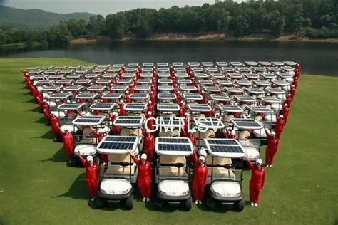 solar panel golf cart