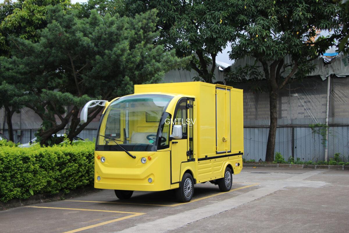 1-LQF1024FM-锌黄色、后面双开门，左侧小门双层货箱
