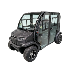 4 Seater Enclosed Golf Cart with Heating & Air Conditioning | All-Weather Electric Golf Cart for Golf Courses