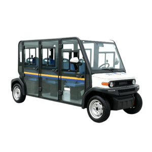 6 Seat Neighborhood Electric Vehicle NEV with Doors, AC and Heater for Residential Communities and Private Transportation