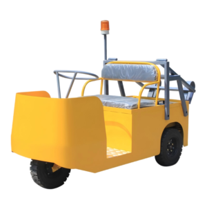 Compact 3 Wheel Electric Tow Tractor | 2KW Battery Powered Tow Tug for Material Handling