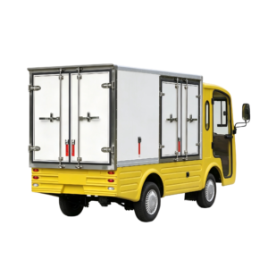 Electric Box Cargo Vehicle | Commercial Utility Truck for Resorts & Logistics