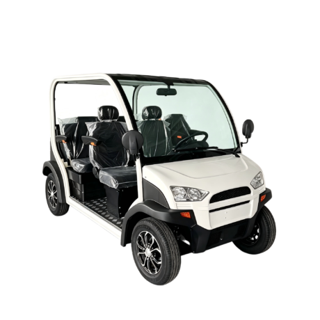 4-Seater Low-Speed Electric Shuttle Vehicle | Electric Passenger Transport for Hotels & Resorts