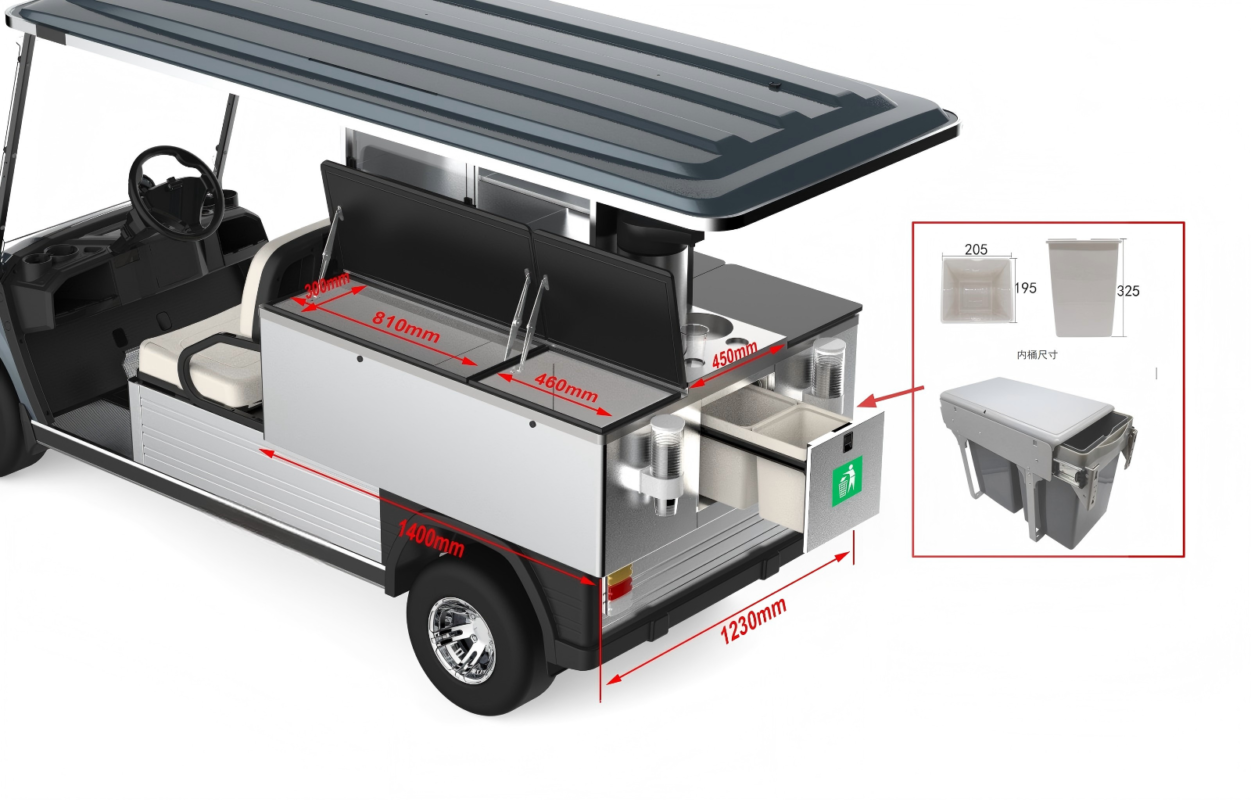 Food & Beverage Service Golf Cart 2