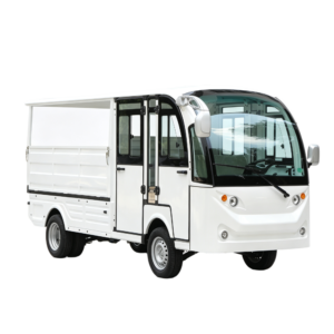 GT-3-1 Enclosed Double Cab Electric Flatbed Cargo Truck