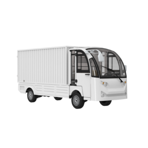 GT-4 Enclosed Electric Box Truck Electric Cargo Vehicle with Enclosed Cab Optional Air Conditioner