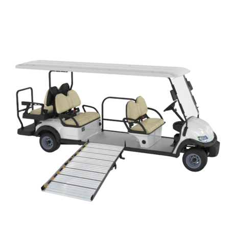 Wheelchair Accessible Electric Golf Cart | ADA Handicap Golf Cart with Wheelchair Securement System