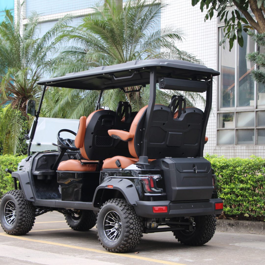 custom golfcart black