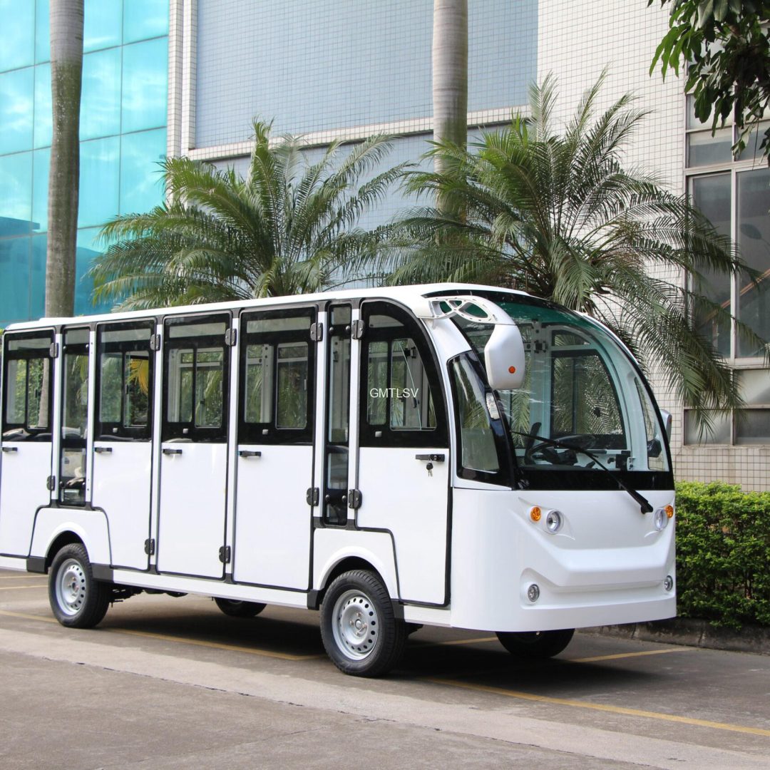 china red sightseeing bus manufacturer​